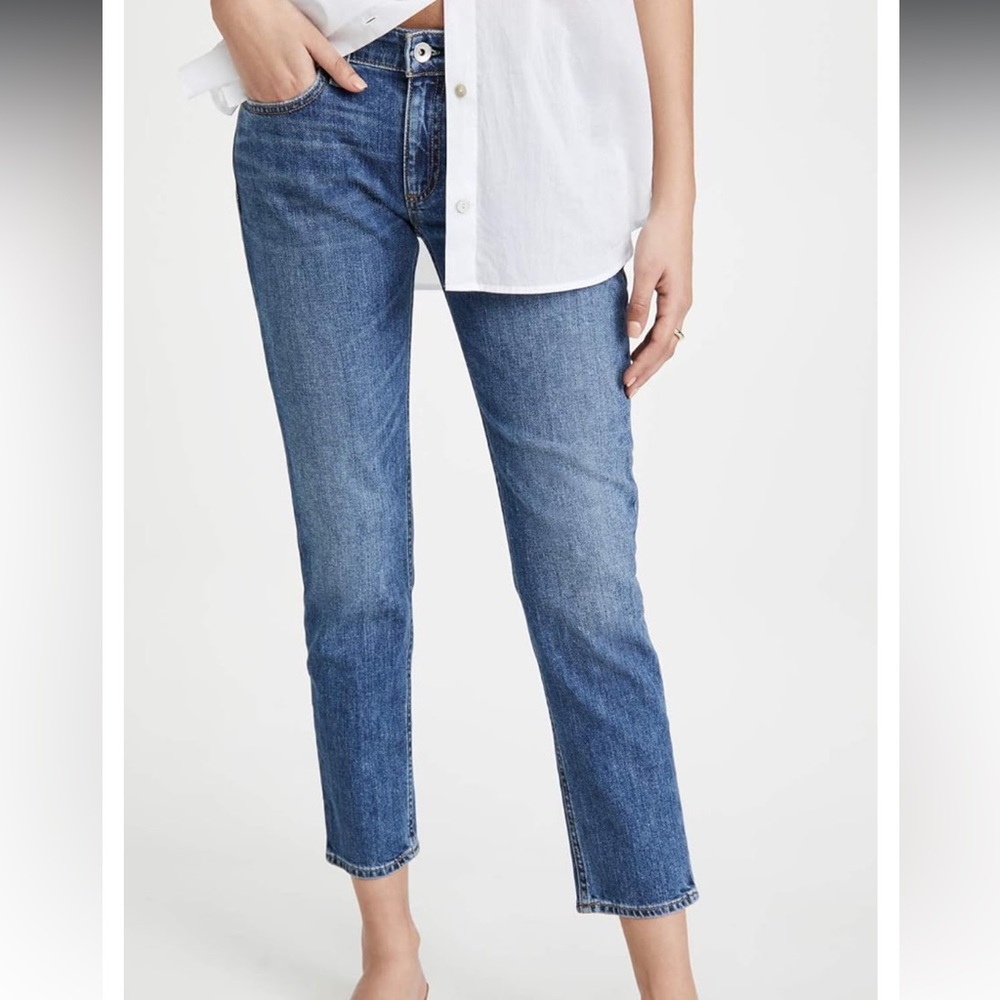 Rag and Bone Dre Low Rise Slim Boyfriend Jean